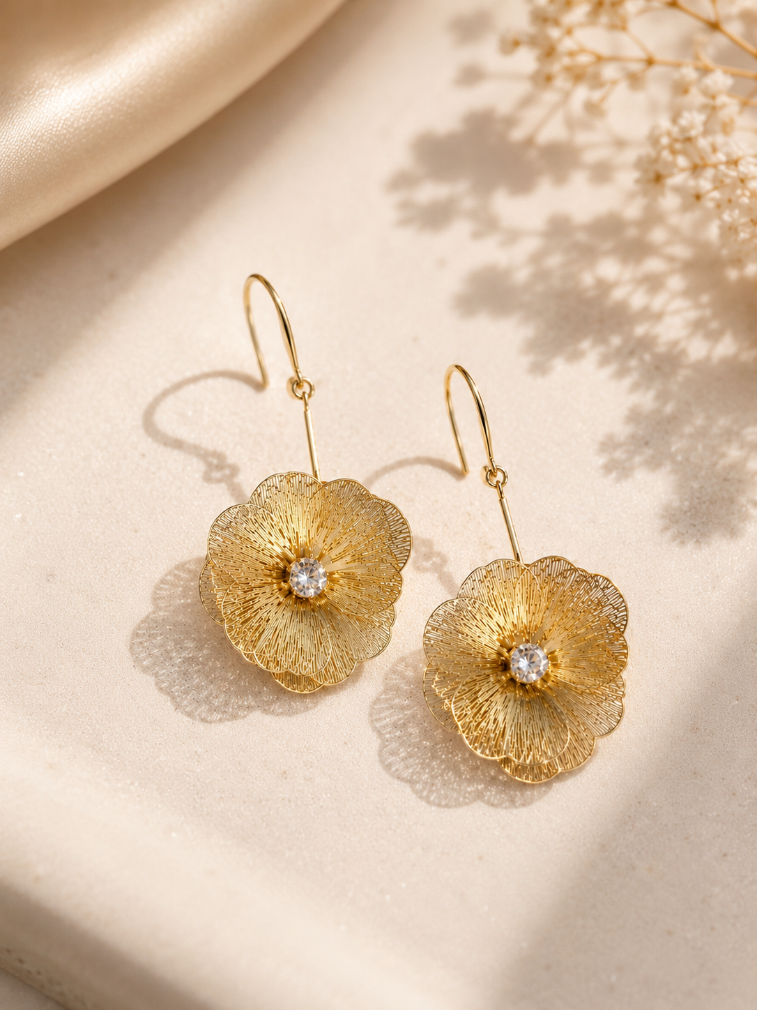 Golden Bloom Earrings ⭐⭐⭐⭐☆4.3