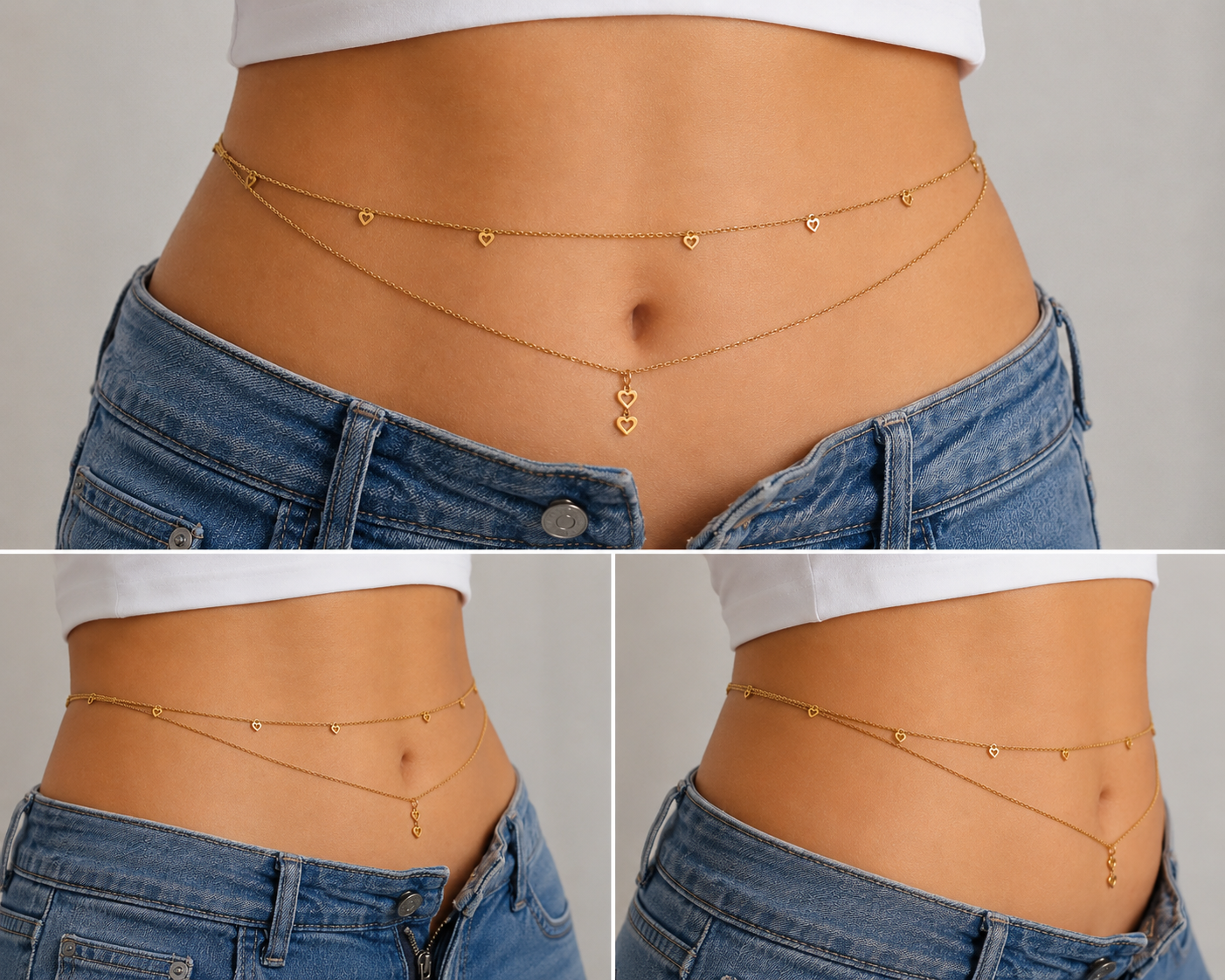 Auréline Heartfall Waist Chain