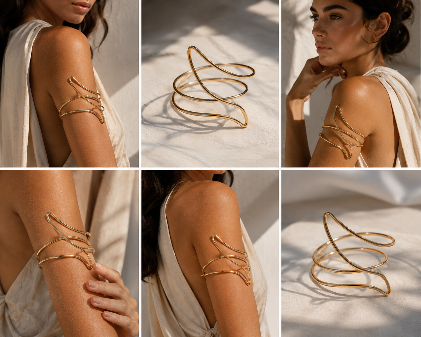 Golden Drift Cuff