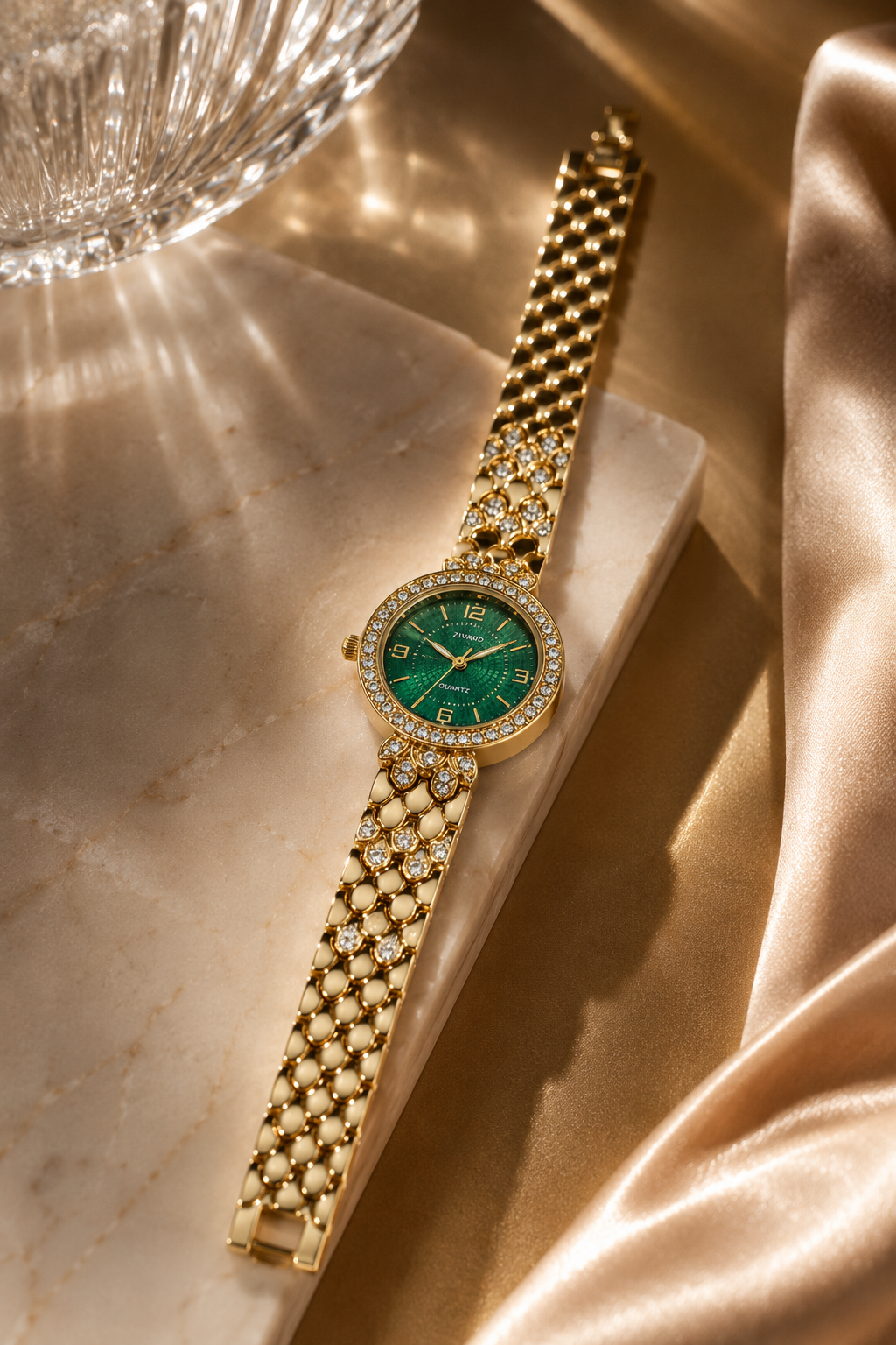 Imperial Stone Watch- Green