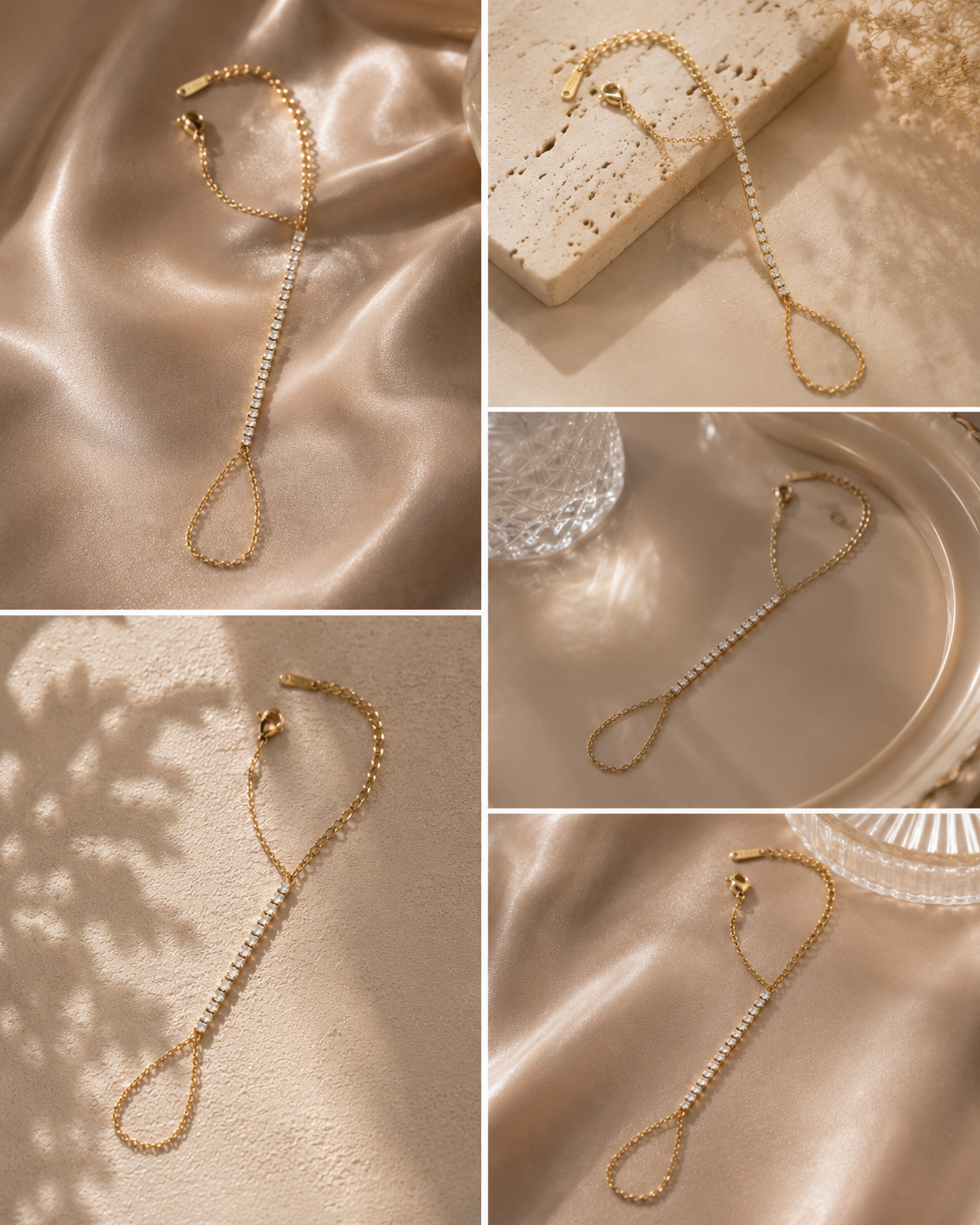 Émeraude Royale Hand  Chain