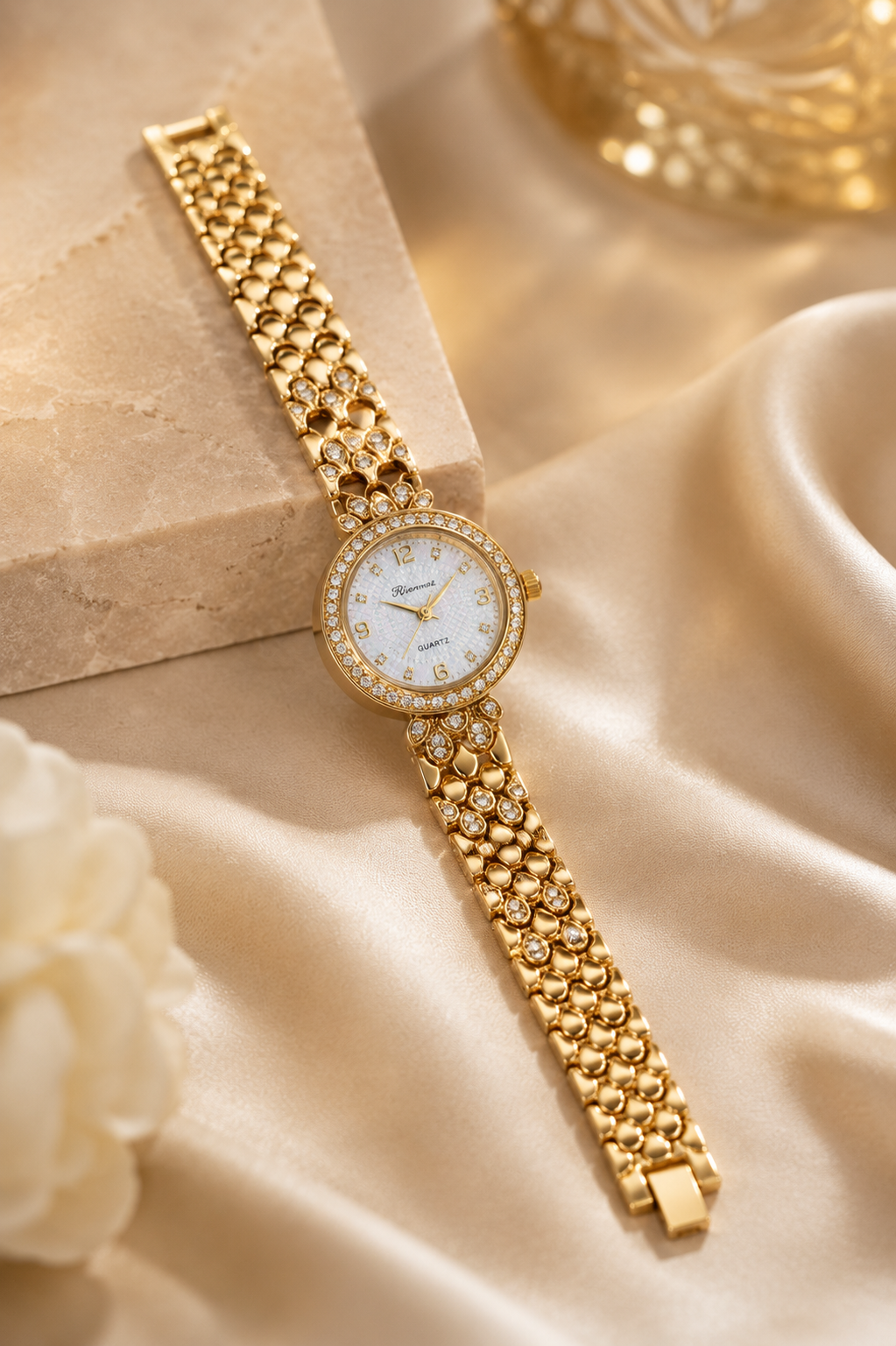 Imperial Stone Watch-White