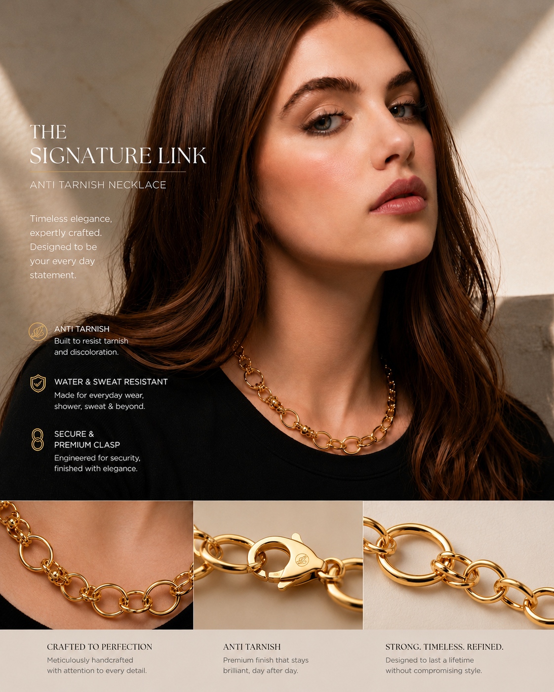 Aurelia Link Necklace