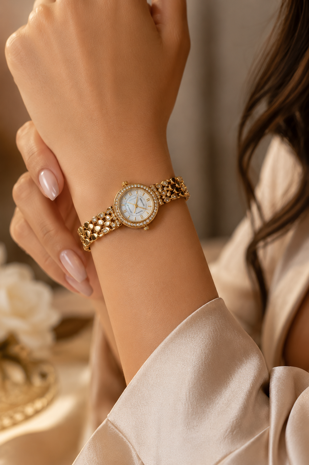 Imperial Stone Watch-White