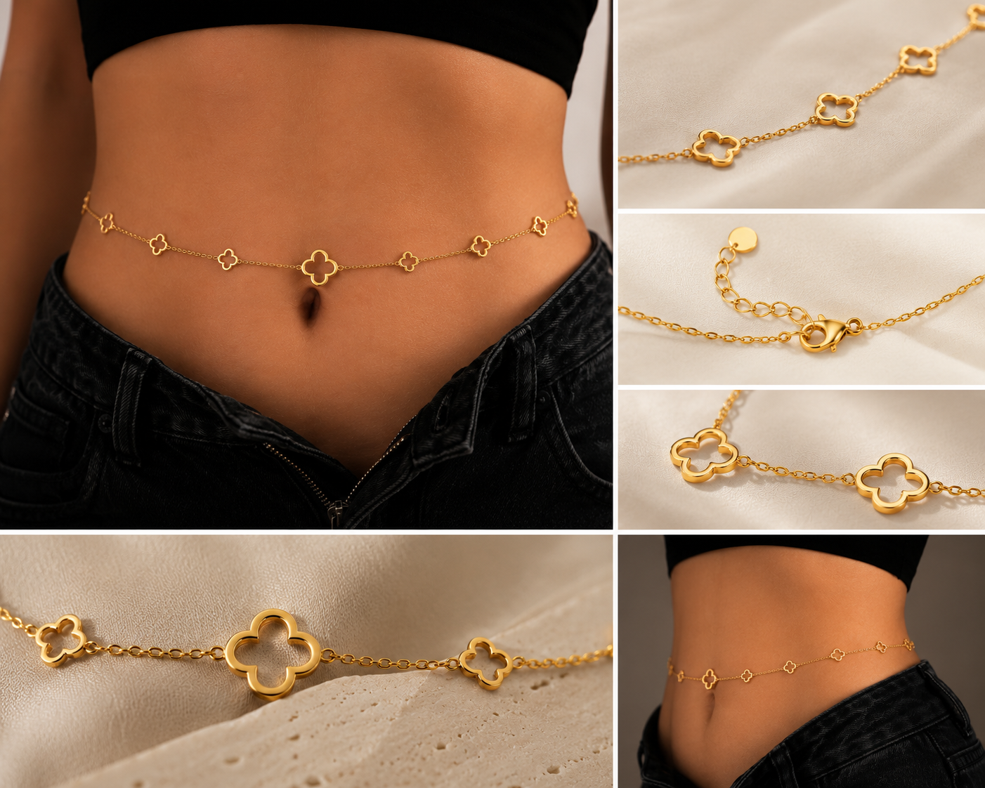 Veloura Gold Waist Adornment