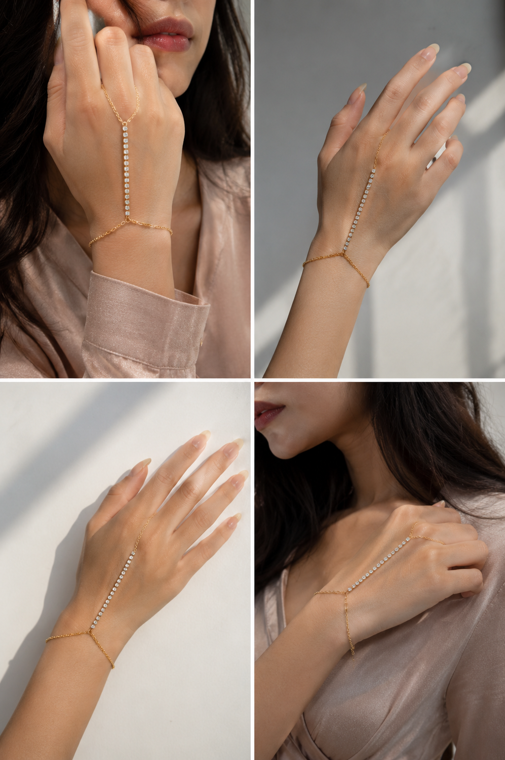 Émeraude Royale Hand  Chain