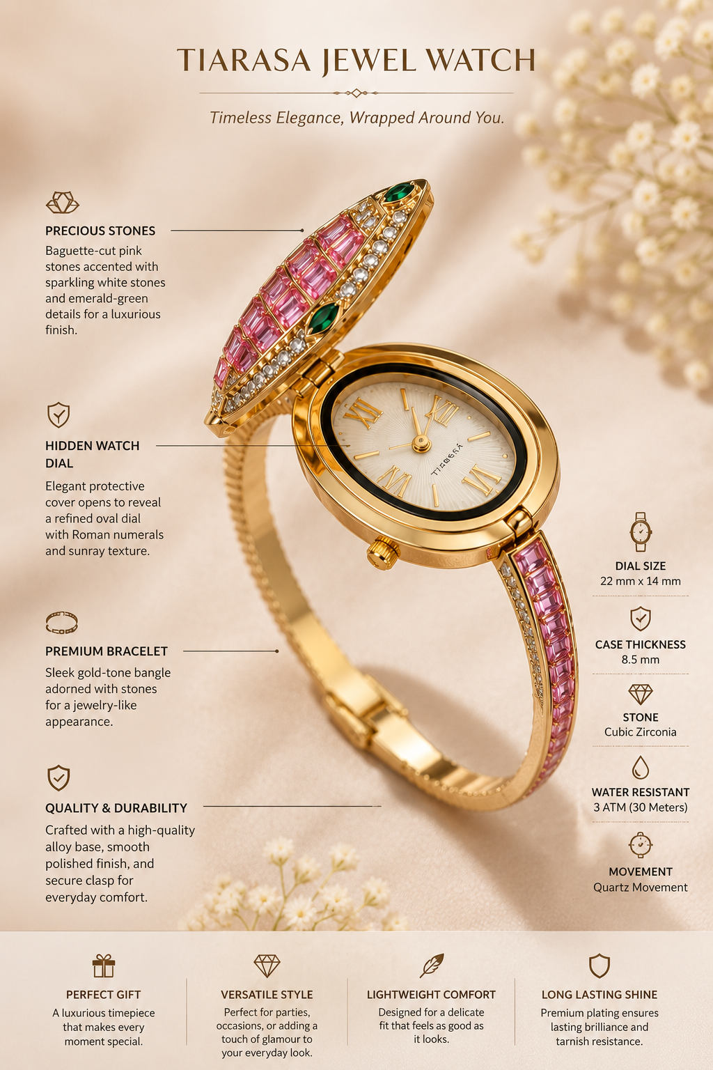 ÉCLAT Secret watch-Pink